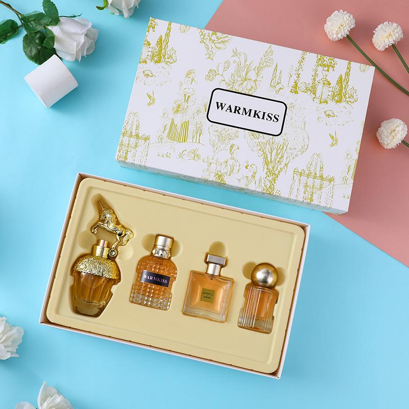 Perfume Free Party Women's Set Gift Box Combination Set Long-lasting Women's Trade Outside the Box