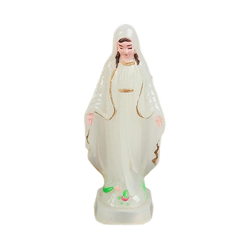 Blessed Mother Mary Figurine European Style Collection Handmade Elegant Religious Gift for Mom Mary Statue