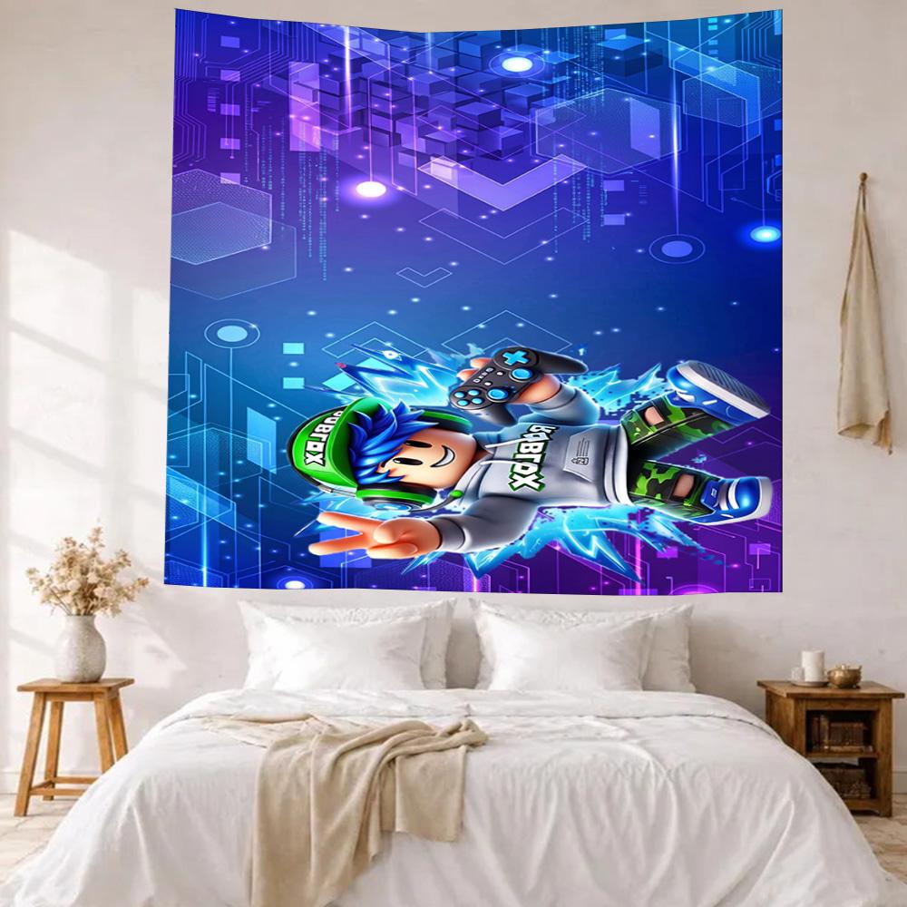 Roblox Wall Decor Tapestry Art For Pet Memorial Birthdaywedding Party Backdrop Family Gift