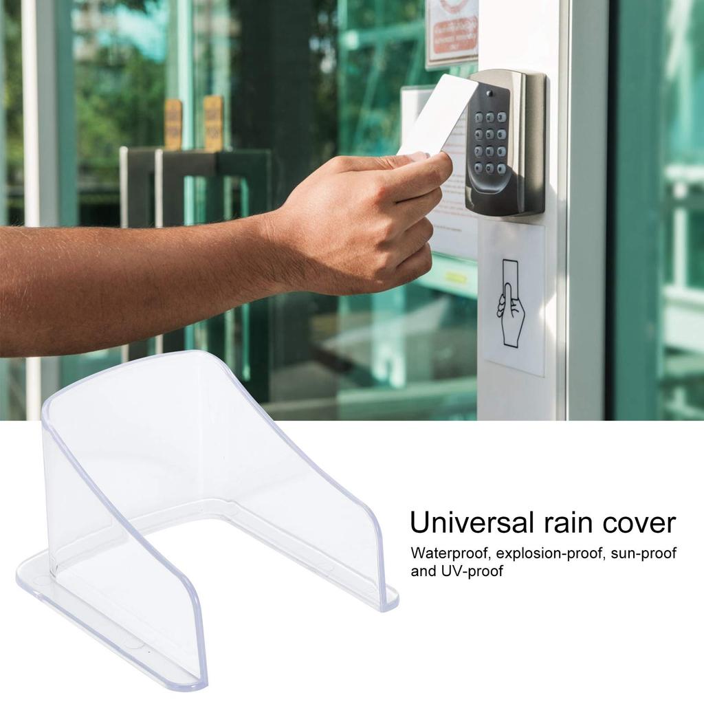 Waterproof Rain Cover for Door Phone, Acrylic and Plastic, for Handset, Entrance