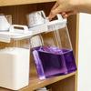 Airtight Washing Powder Storage Box Large Capacity Transparent Laundry Pod Bucket with Measuring Cup Laundry Detergent Dispenser