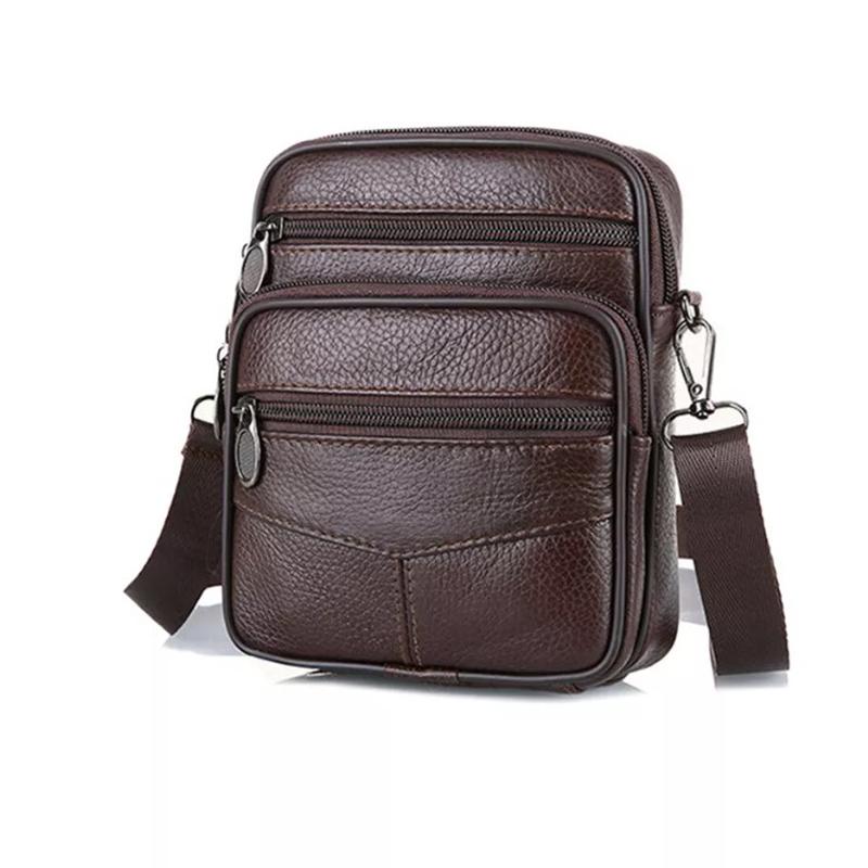 Durable Men's Boys Handbags Shoulder Small Leather Cross Body Messenger Side Bag