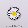 Sunflower Embroidery Patches For Clothing Thermoadhesive Patches For Clothes Cartoon Flower Sewing Fusible Patch Stickers Badges