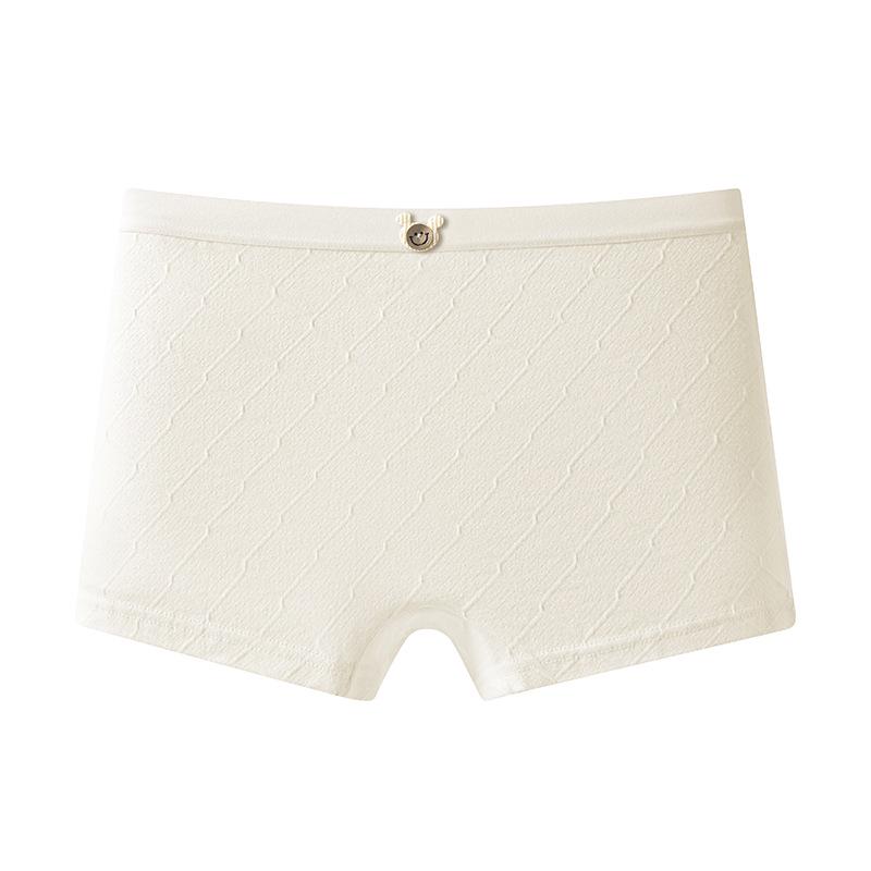Girls' Antibacterial Cotton Boxer Briefs for Older Children - Pinch-Free, All-Cotton Comfort