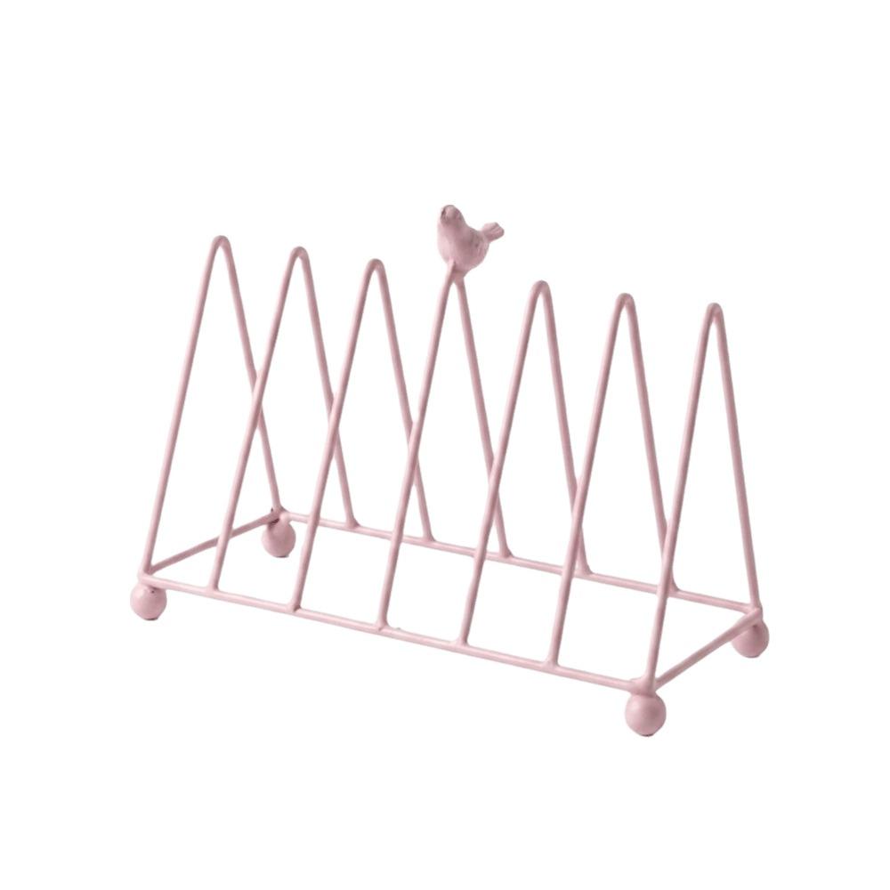 Retro Kitchen Dish Organizer Layered Decorative Metal Dish Rack Bird Design Rust-Resistant Dish Storage Organizer Kitchen