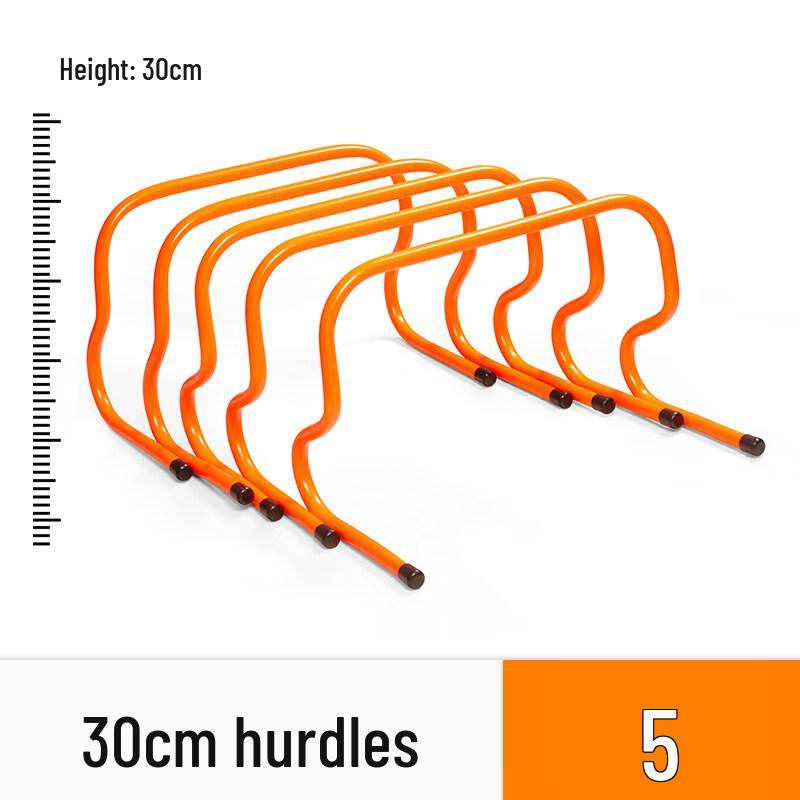 30cm Sports Training Hurdles & Cones Set