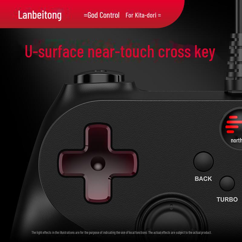 Beitong Wired PC USB Game Controller for Smart TV and Steam - Compatible with NBA2k18