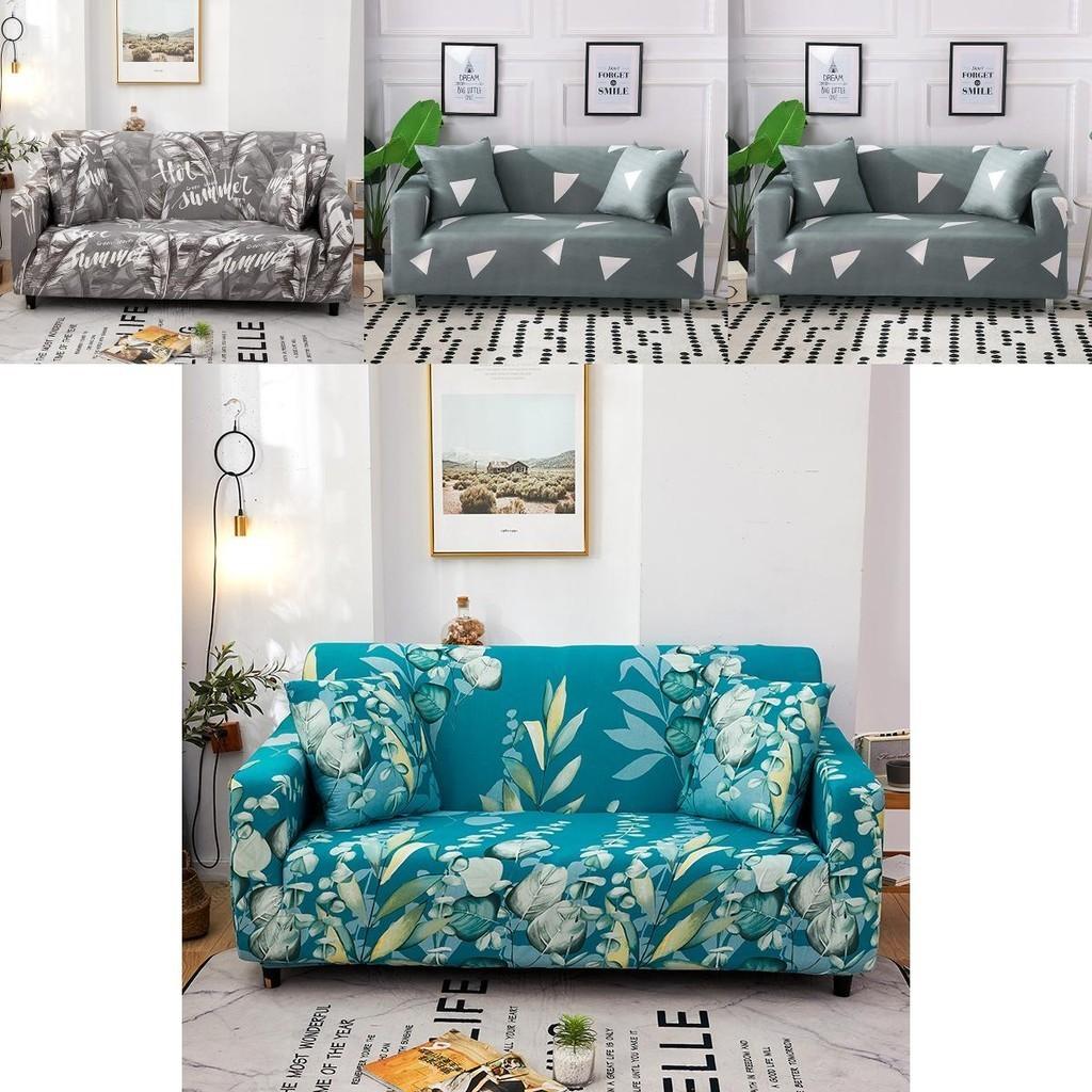 Luxurious Stretchable Slipcover With Geometric Design For 1-4 Seater Sofas Perfect Fit