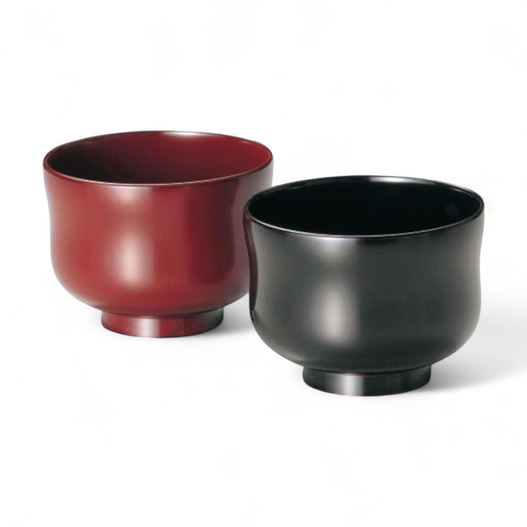 J-kitchens PID-636932 Hand-Painted Lacquer Bowls, Set of 2, Made in Japan