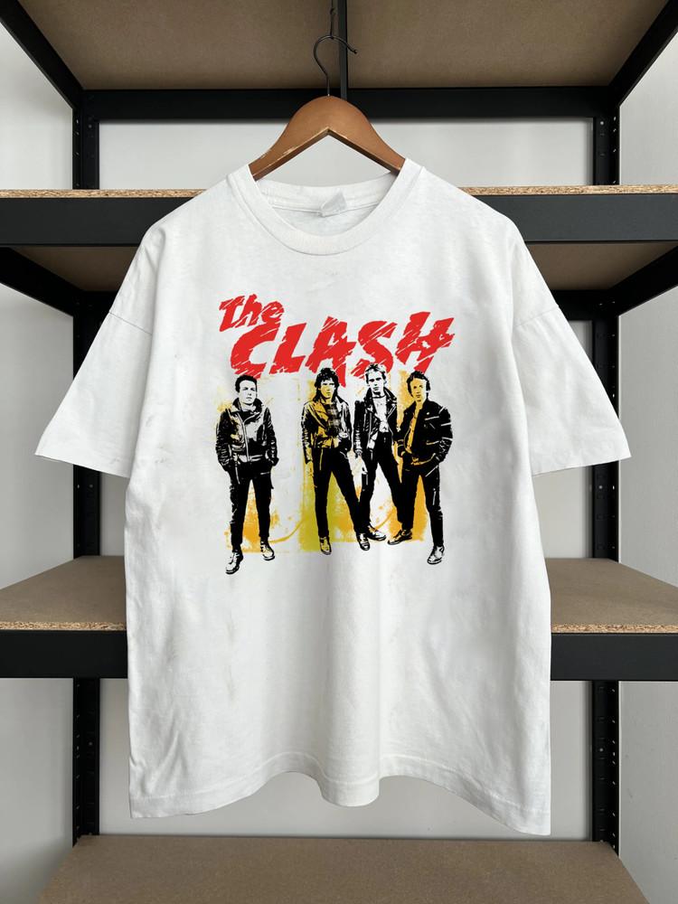 

Hot Rare The Clash Band Member Gift For Fans White S-5XL Shirt LL108 Unisex T-Shirt XL