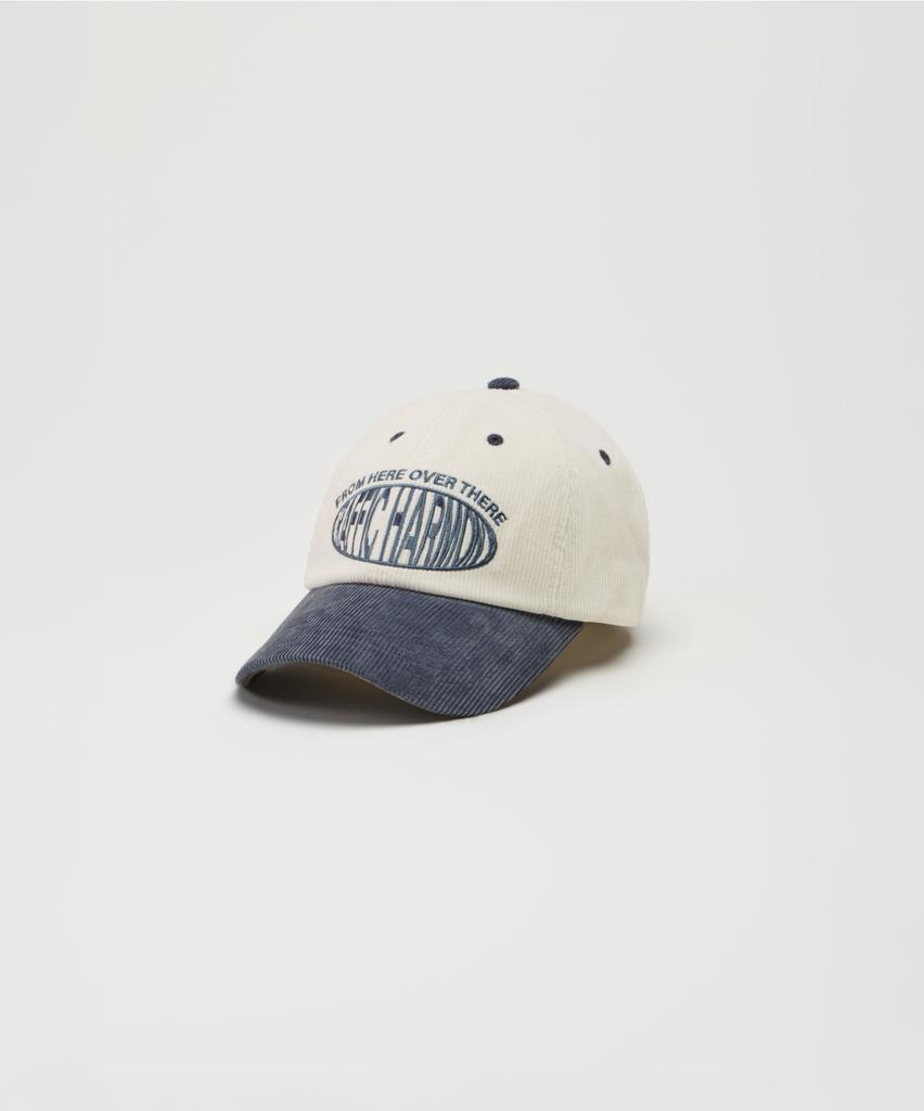 Teulaepighamoni Corduroy Round Logo Deep-Fit Ballcap_Grey