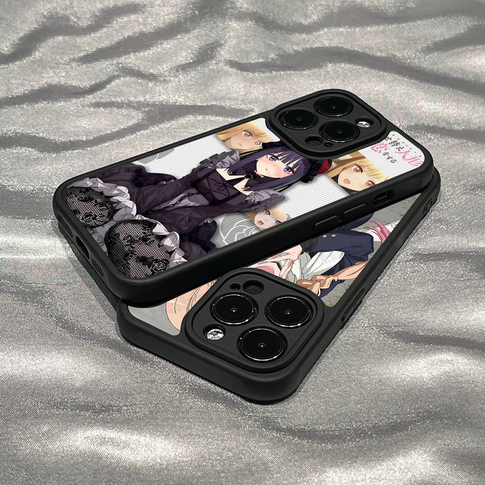 Marin Kitagawa Anime Phone Case For IPhone 17 16 15 14 13 12 11 Pro Max Plus Black Full Coverage TPU