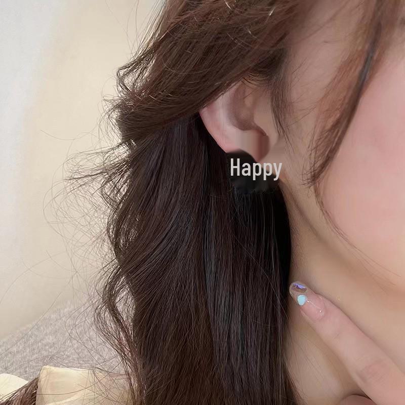 Trendy Korean Girlish Spring Flower Earrings: Versatile, Niche Design for Women