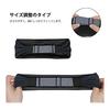 Headband for Men and Women, Sports, Silk Feel, Double Structure, Face Wash, Hair Clip, Adjustable Length, 10 Colors, Black