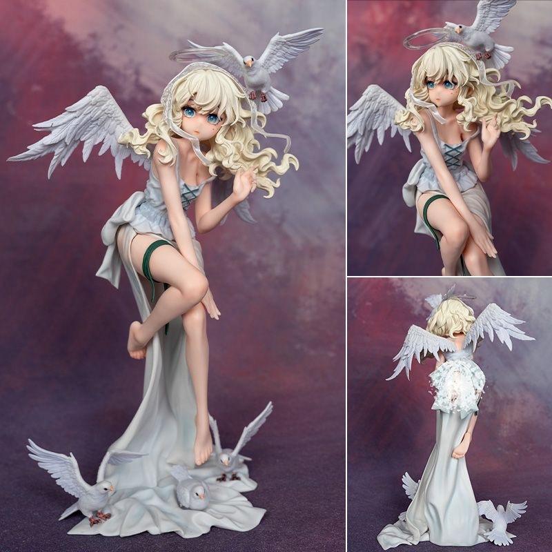 1/6 Scale Little Angel Ariel Figure- Cute & Sexy Bicolor Anime Girl Statue, Desktop Decoration Collectible Premium Version Gift