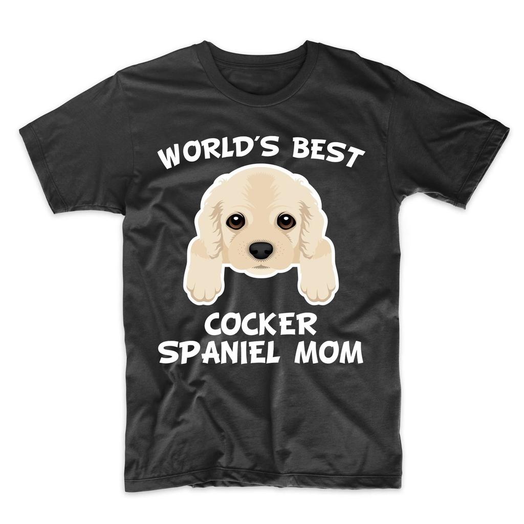 Cocker Spaniel Mom Shirt - World's Best Cocker Spaniel Mom Dog Owner T-Shirt