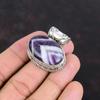 Chevron Amethyst Pendant Gemstone Vintage Pendant 925 Sterling Silver Pendant Amazing Jewelry Handmade Pendant Gifts For Him Antique Pendant