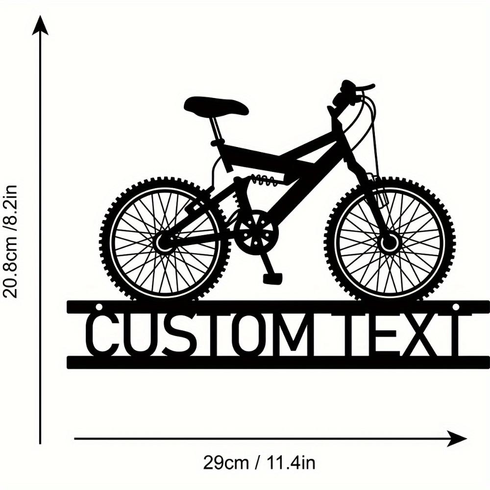 Винтажная металлическая табличка Горный велосипед Настенный декор Подарок велосипедисту