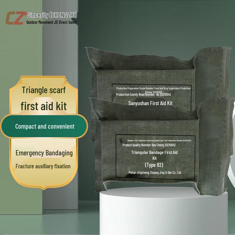 Triangular Bandage First Aid Kit (10-Pack)