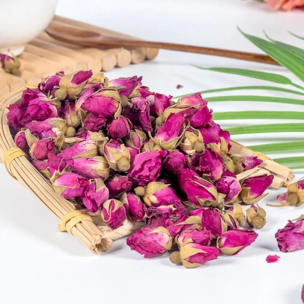 Organic Rose Tea 100g Pingyin Dried Flowers Dry Brew Herbal Wellness