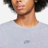 Nike Sportswear Solid Color Logo Crew Neck Tee Men Tops Vivid-Steel-Blue DZ2899-493