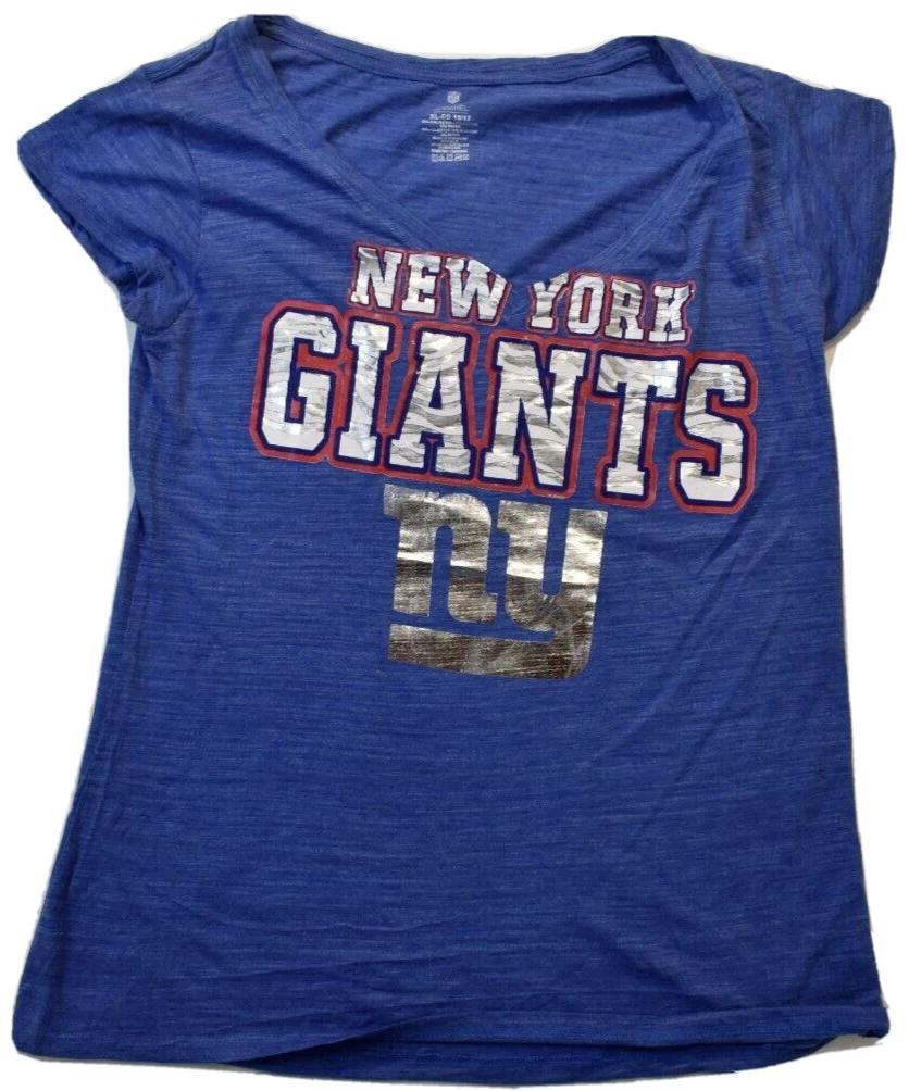 NFL Teens Apparel Juniors New York Giants Football Shirt New S, L, XL M