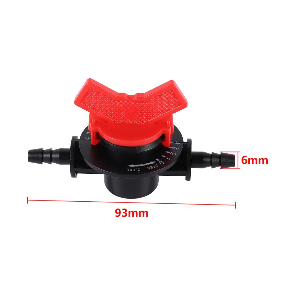 4-Speed Adjustable Water Flow Control Valve Garden Agriculture Irrigation 6mm Hose Switch Fertilizer Injector Fittings 1/5Pcs