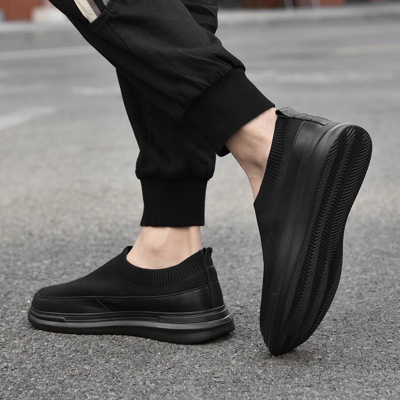 Prodyšné pánské tenisky Stylové pánské lehké boty pro volný čas Vysoce kvalitní pánské slip-on boty Outdoor Pánské Pohodlné ploché