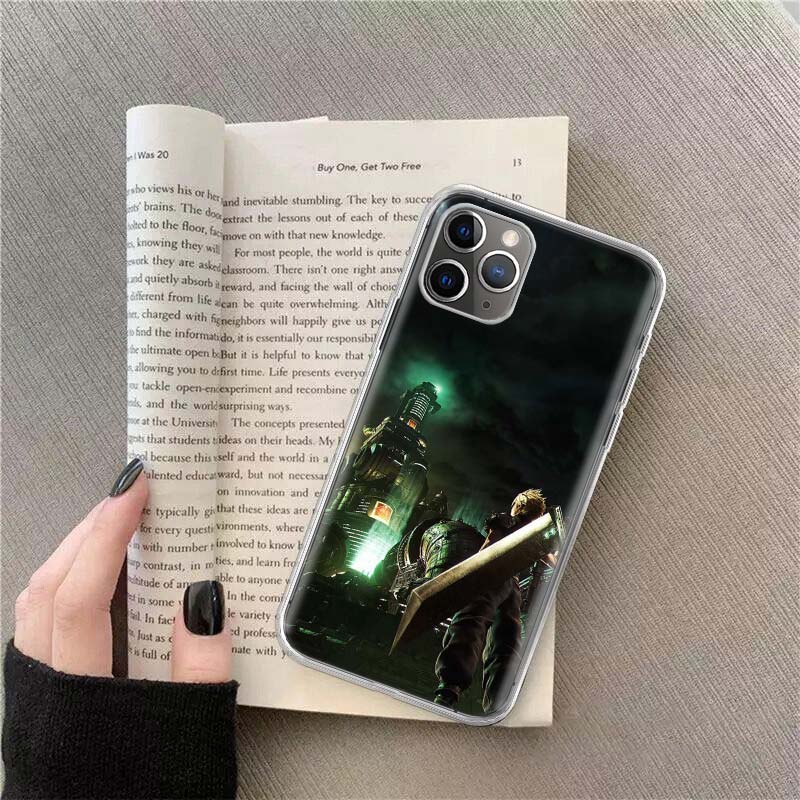 Final Fantasy VII Phone For Apple Iphone 12 13 Mini 15 Pro Max 11 Pro 14 Plus 16 Pro Max 16E Case Shell Cover Clear TPU Protect