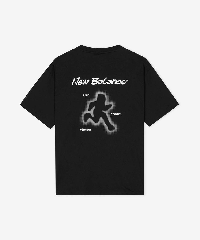 Nyuballanseu Nbneg25403 / Uni Rc Frozen Runners Short Sleeve Tee (Black)