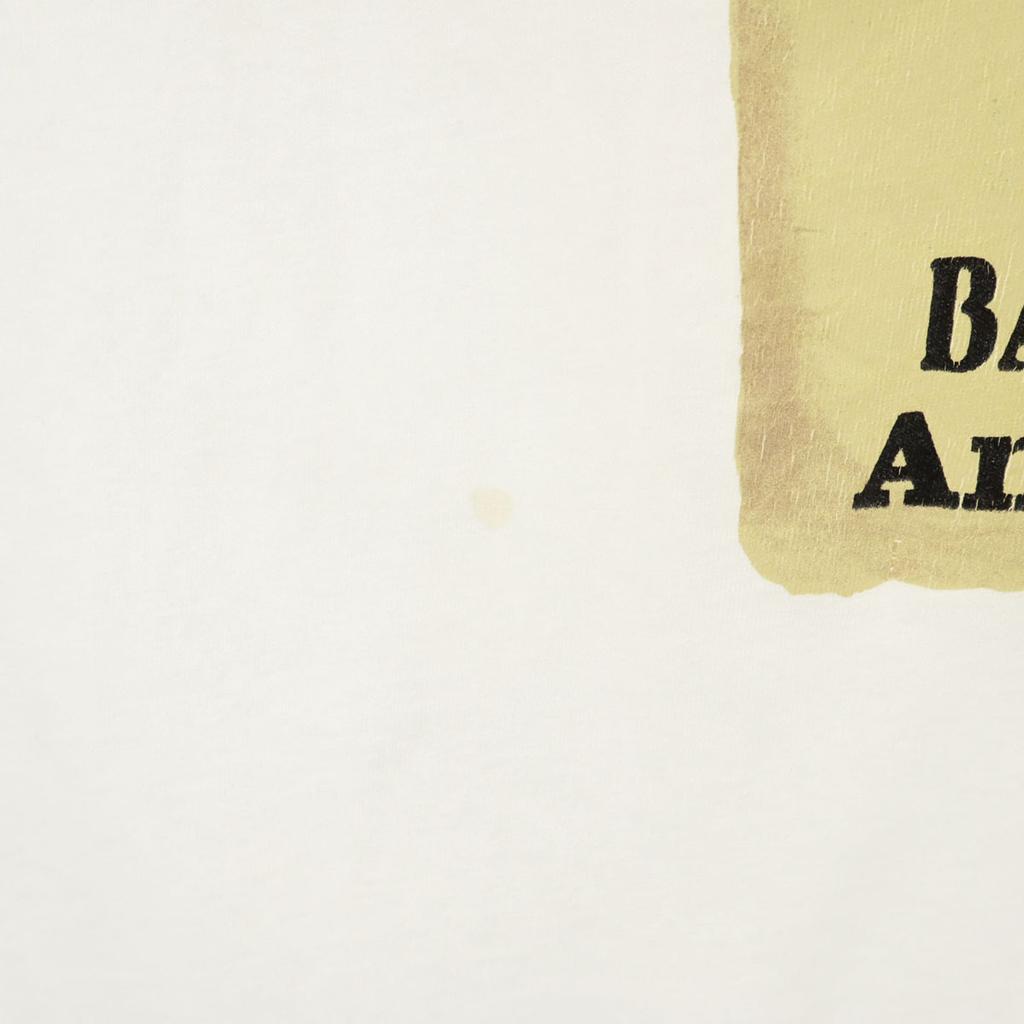 Banana Republic Lata 90. Stary T-shirt z krótkim rękawem Biały Pojedynczy szew Męski Używany