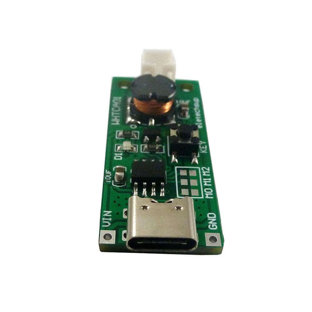 DC 3.7-5.5V Type-C Mini Humidifier DIY Kit  Atomizing Humidifier Module +Atomizer Sheet +Humidifier Cotton Stick Green