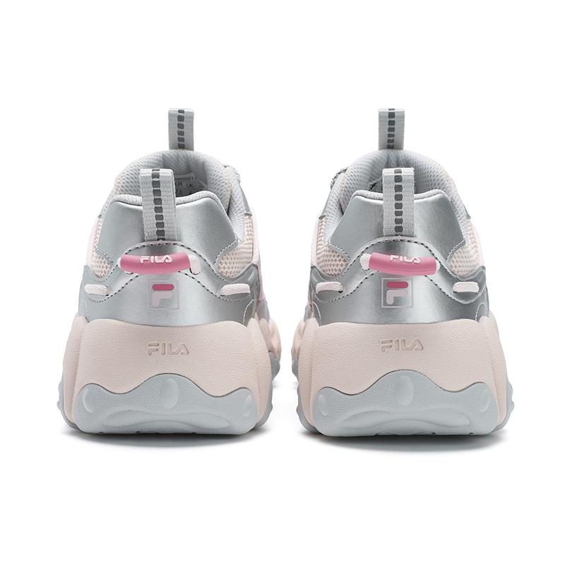 FILA Fluid 6 Cat Paw Fashion Versatile Low-Top Lifestyle Casual Shoes Women sneaker Silver Pink F12W522111FSP