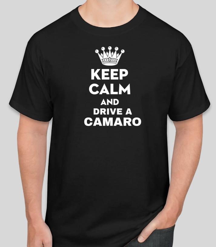 

KEEP CALM CAMARO Motor Sport Racing T Shirt FUNNY GIFT DAD 5XL різнокольоровий