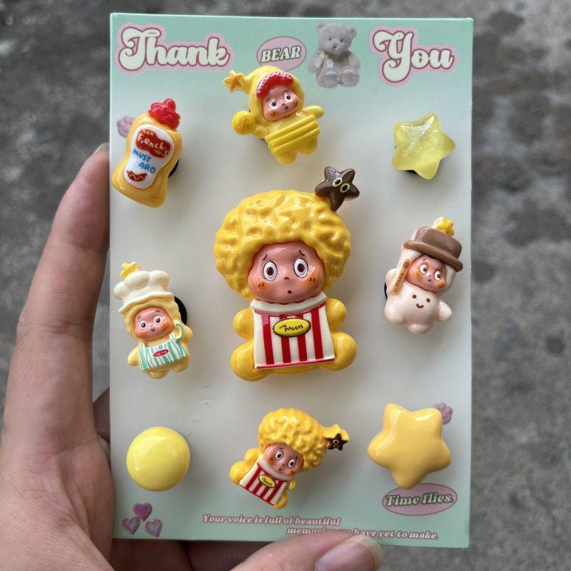 3D DIY Цветок-Звезда для Обуви - Съемные Мультяшные Аксессуары-Пряжки