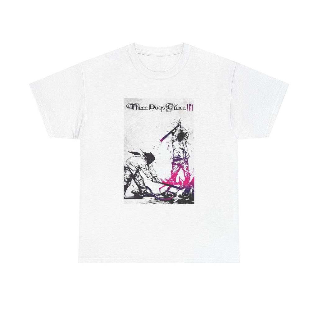 Three Days Grace Tshirt Retro Merch Album Cover Rock Unisex Heavy Cotton Tee 4