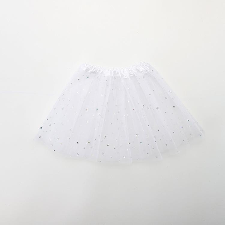 

Детский трехслойный сетчатый балетный костюм-пачка с пайетками Skirt Length 30 cm