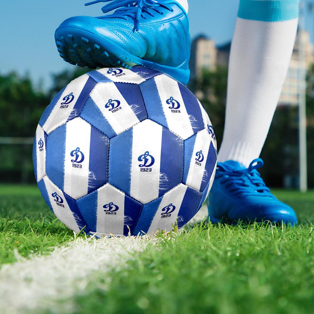 FC Dynamo Moscow Indoor Soccer Ball Size 5 Colorful All Ages Machine Stitched PVC Competition Ready Durable High-Bounce