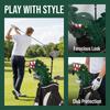PU Leather Golf Club Head Cover Soft Lining Fairway Wood Cover Golf Head Cover Set  Course Play
