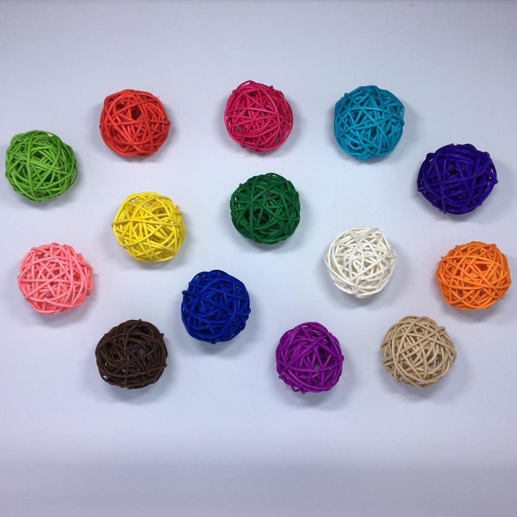5cm Rattan Ball Light String for Decorative Kindergarten Environment