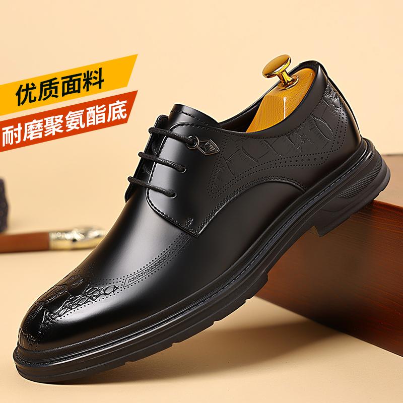 Lederschuhe Für Mann Echtes Leder Freizeitschuhe Business Oxford Schuhe Hohe Qualität Designer Arbeitsschuhe