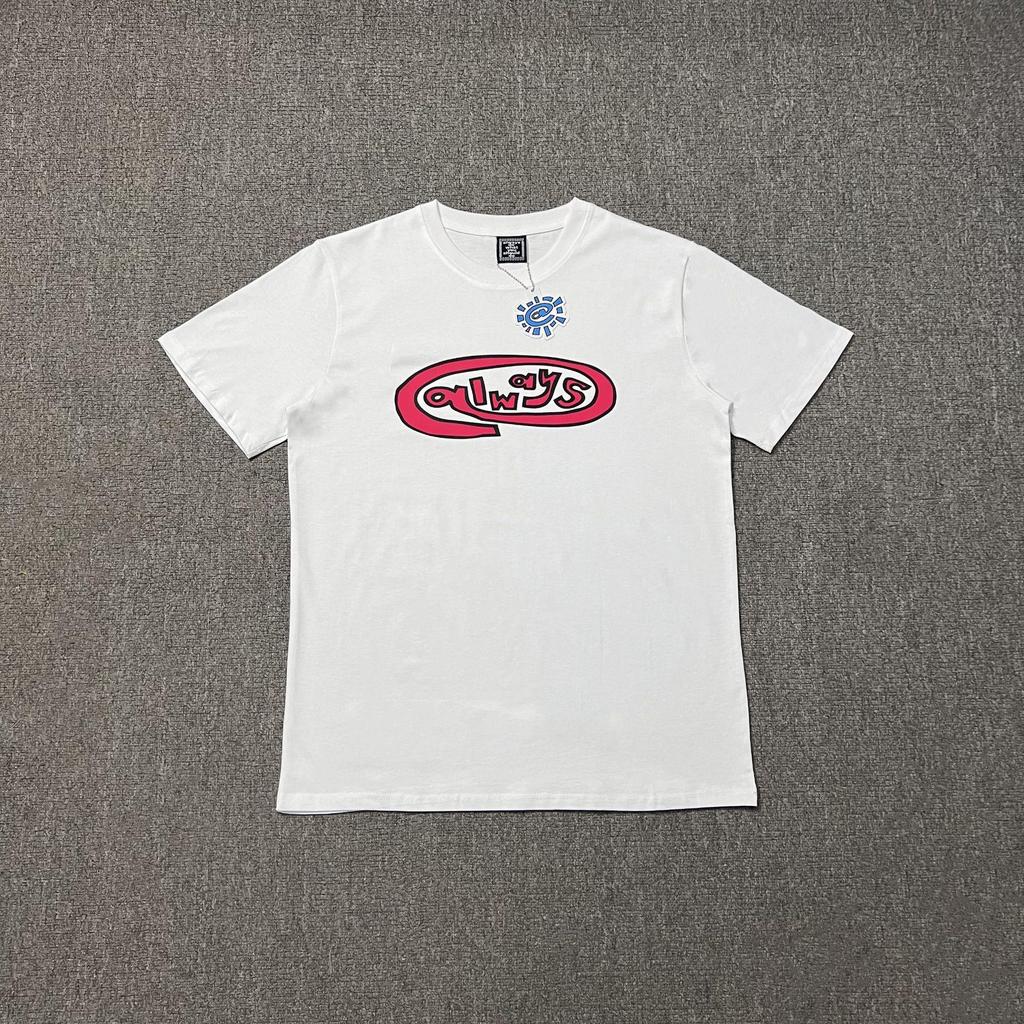 Unisex Casual Loose Fit Printed T-Shirt with Round Neck and Short Sleeves