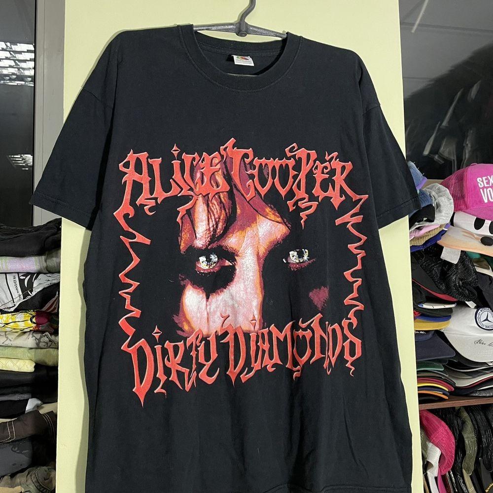 

Alice Cooper Band Skulls Dead Face Horror Black Unisex Tshirt Men Women KH12280 Unisex T-Shirt S