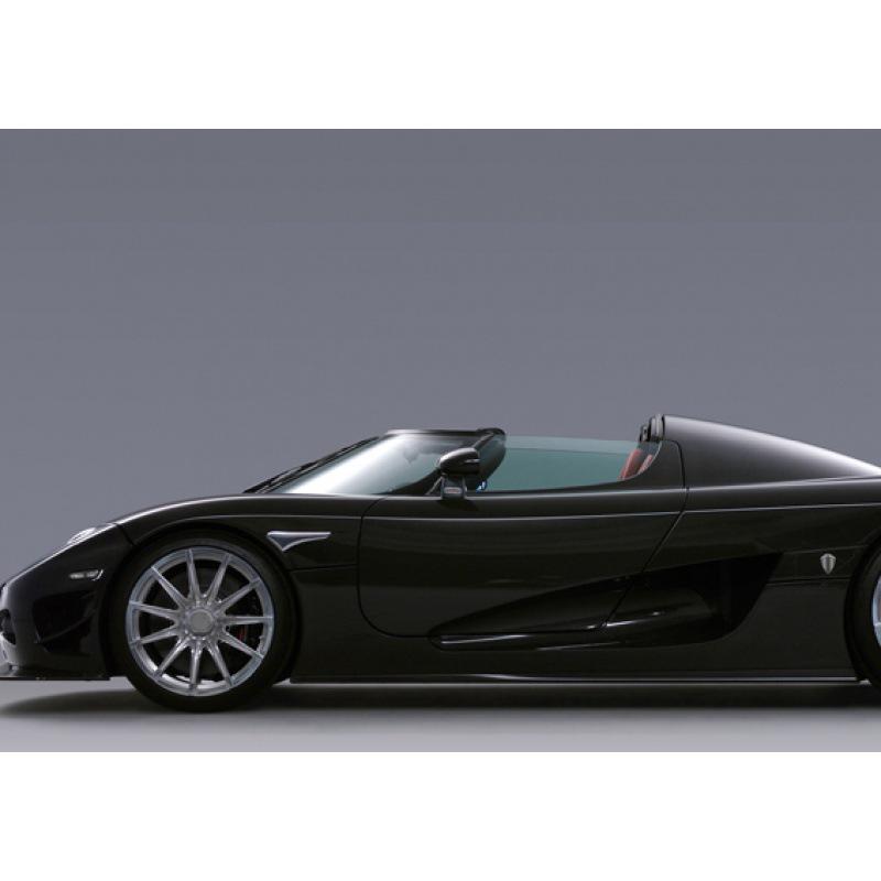 Plakát luxusního vozu Koenigsegg - Zarámovaná nástěnná umělecká dekorace