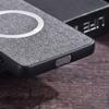 Capa Magnética de Couro Liso Magsafe Para Sony Xperia 1 VII Xperia 10 vi 1 vi 10 V 5 V 1 V 1 IV 5 IV Capa de Tecido para Carregamento Sem Fio