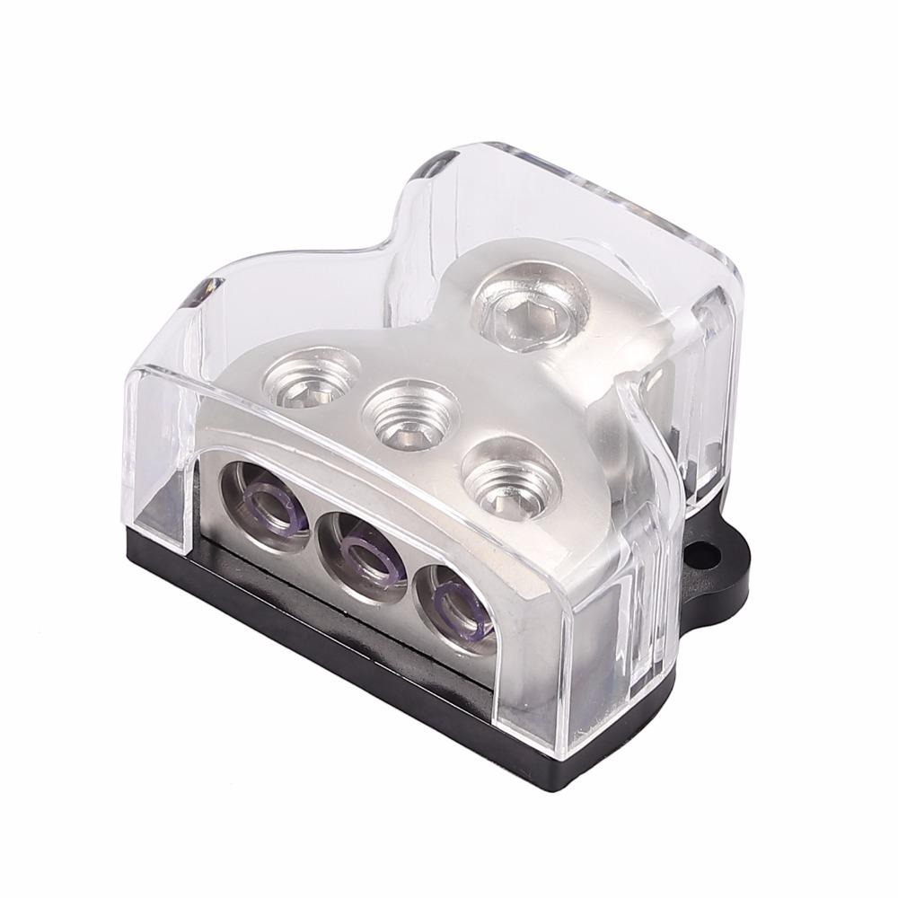 

Car Audio Ground Wire Splitter Box: 1x0GA In, 3x4G Out