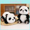 Süßes Panda-Stofftier für Kinder Kreatives Sofakissen Dekoration Geschenk für den Kindertag