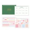 2026 Desk Calendar Twin-Coil Binding Tabletop Calendar 16 Month Runs from Sep 2025 To Dec 2026 For Daily Scheduling