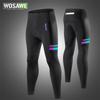 Wosawe Men's Cycling Pants Breathable Quick Drying BikeTights 3D Silicone Cushion Outdoor Sports Trousers