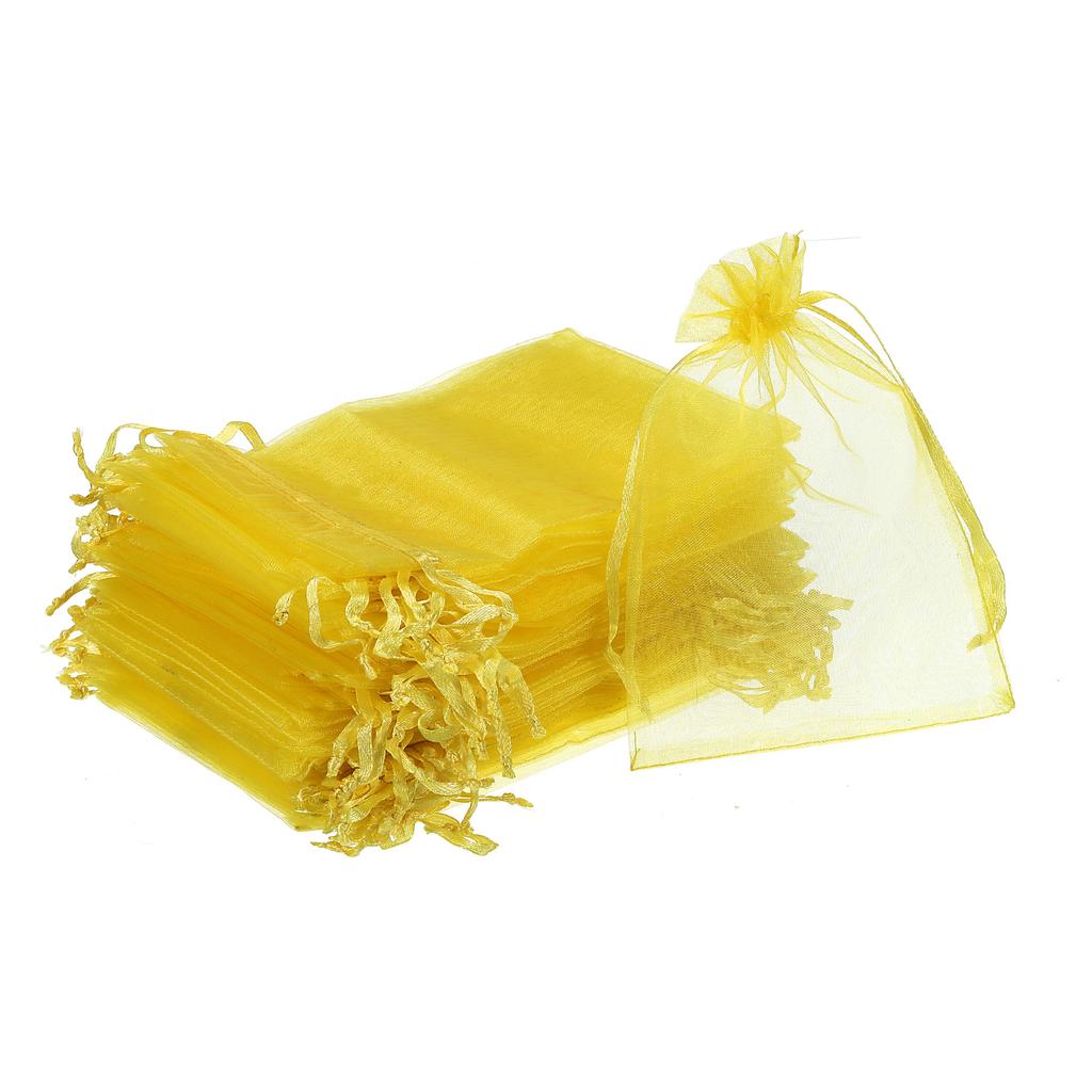 100 Stück 10x15cm Organzabeutel Schmuckverpackung Hochzeitsfeier Geschenktüten Kordelzug Süßigkeitenbeutel Weihnachten Kleine Tasche Aufbewahrung